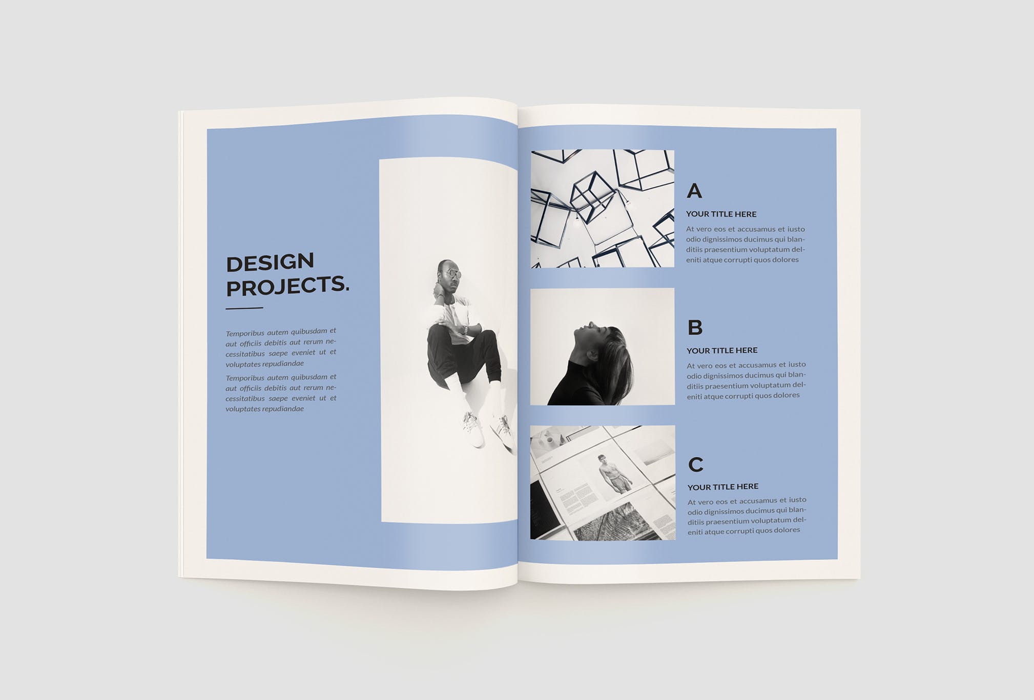 创意设计公司画册设计模板 Design Company Profile插图(8)