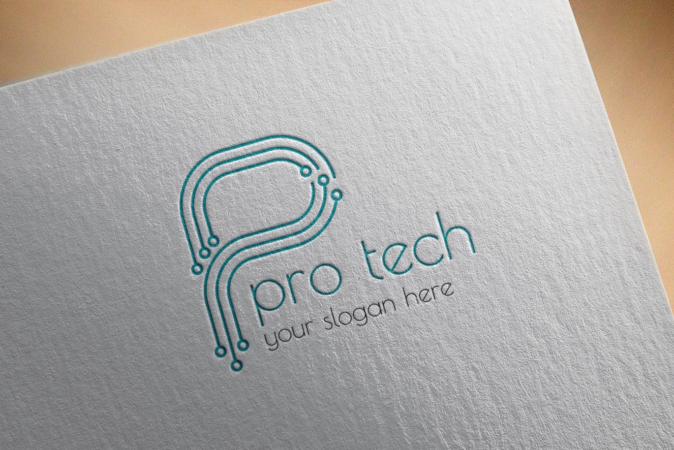 字母P创意图形企业Logo设计蚂蚁素材精选模板 Letter Based Business Logo Template插图(2)