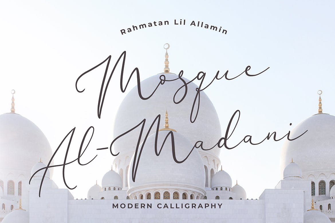 独特手写连笔书法英文字体蚂蚁素材精选 Brianna Qasim Beautiful Calligraphy Font插图(2)
