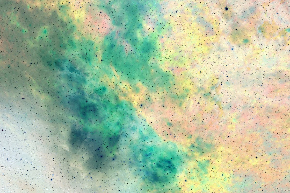 负空间星云抽象虚幻背景图素材 Negative Nebula Backgrounds插图3