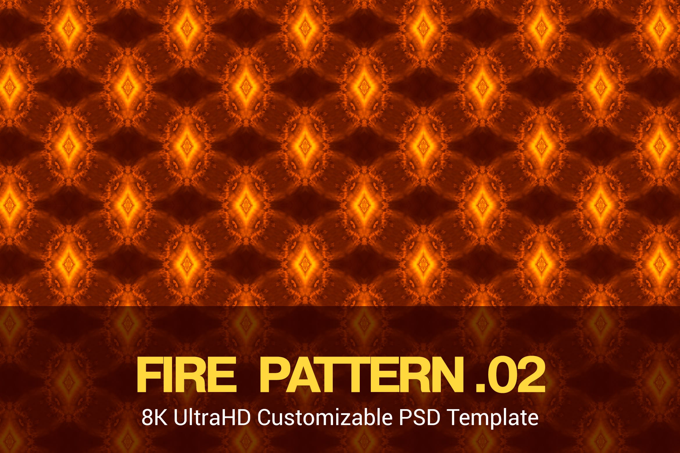 8K超高清无缝焰火/火花图案背景图素材v02 8K UltraHD Seamless Fire Pattern Background插图