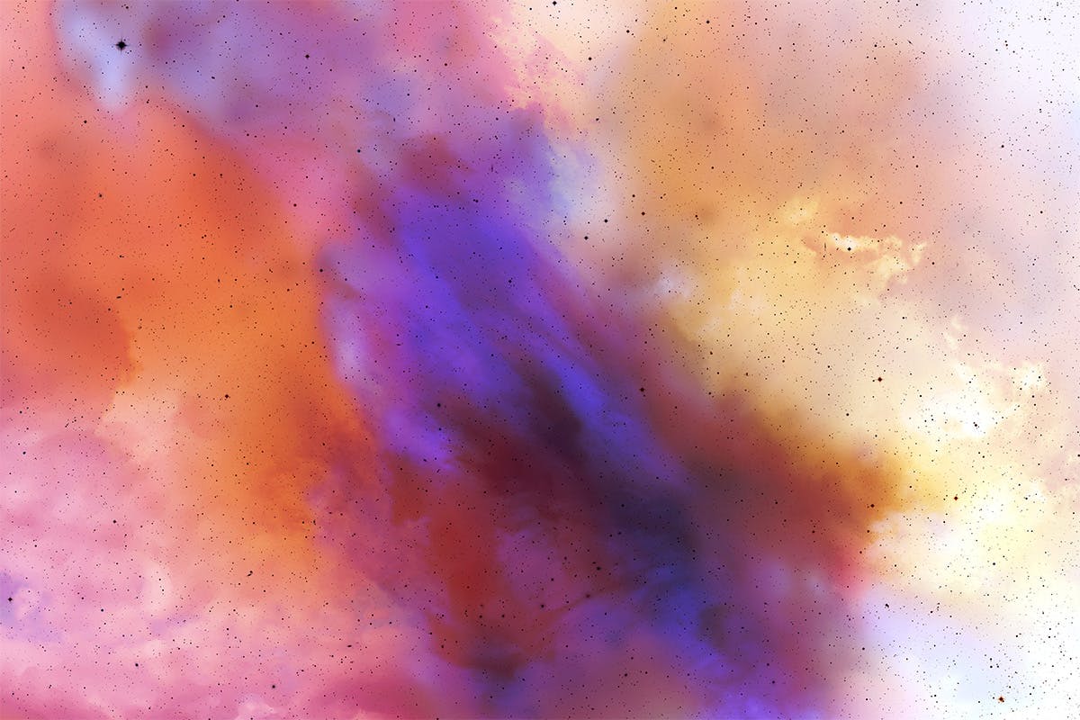 负空间星云抽象虚幻背景图素材 Negative Nebula Backgrounds插图13