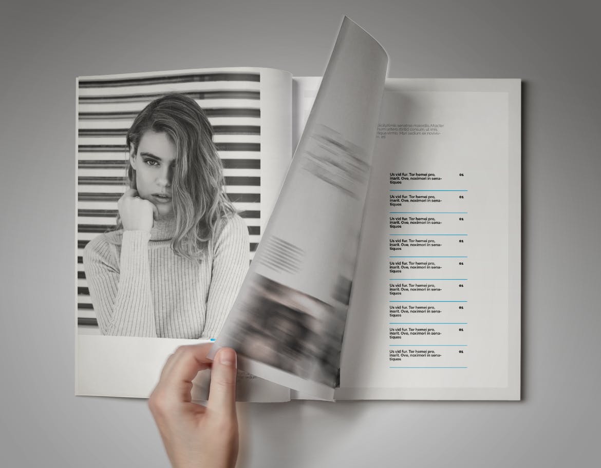 现代版式设计时尚第一素材精选杂志INDD模板 Simplifly | Indesign Magazine Template插图(2)