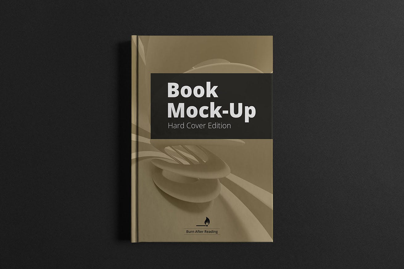 精装图书内页排版设计展示样机第一素材精选模板 Hard Cover Book Mockup插图(3)
