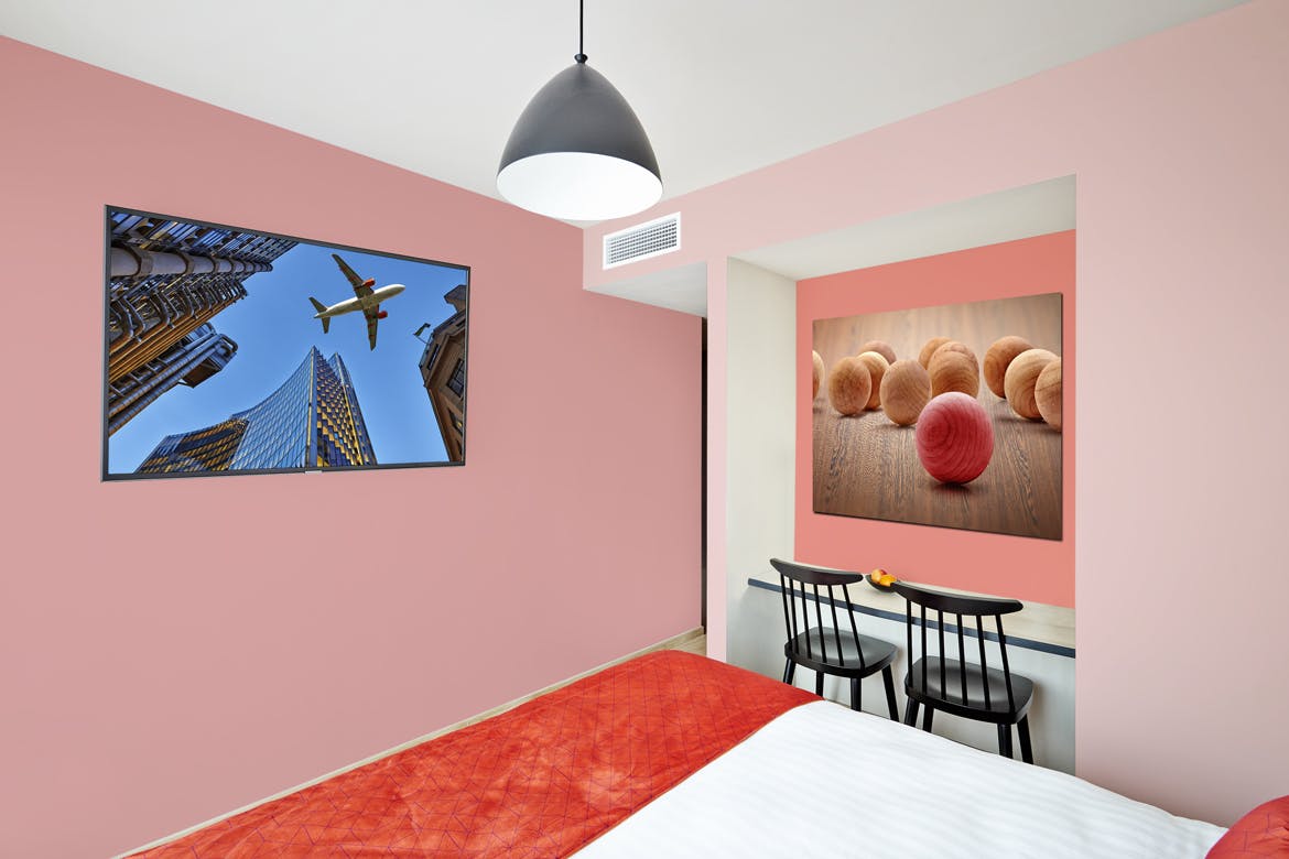 酒店房间装饰画框样机蚂蚁素材精选模板v01 Hotel-Room-01-Mockup插图(5)