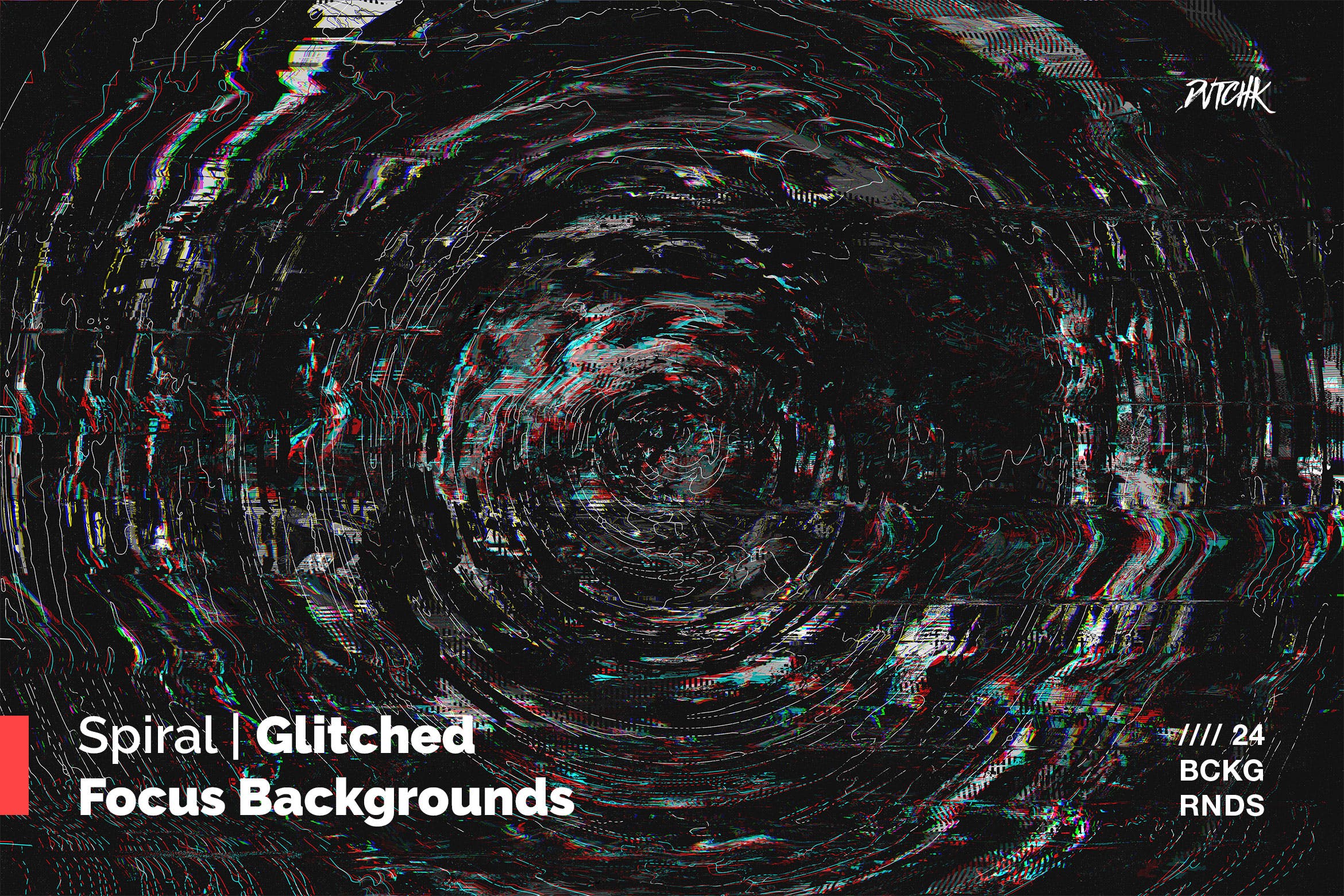 螺旋式聚焦高清大洋岛精选背景素材 Spiral | Glitched Focus Backgrounds插图