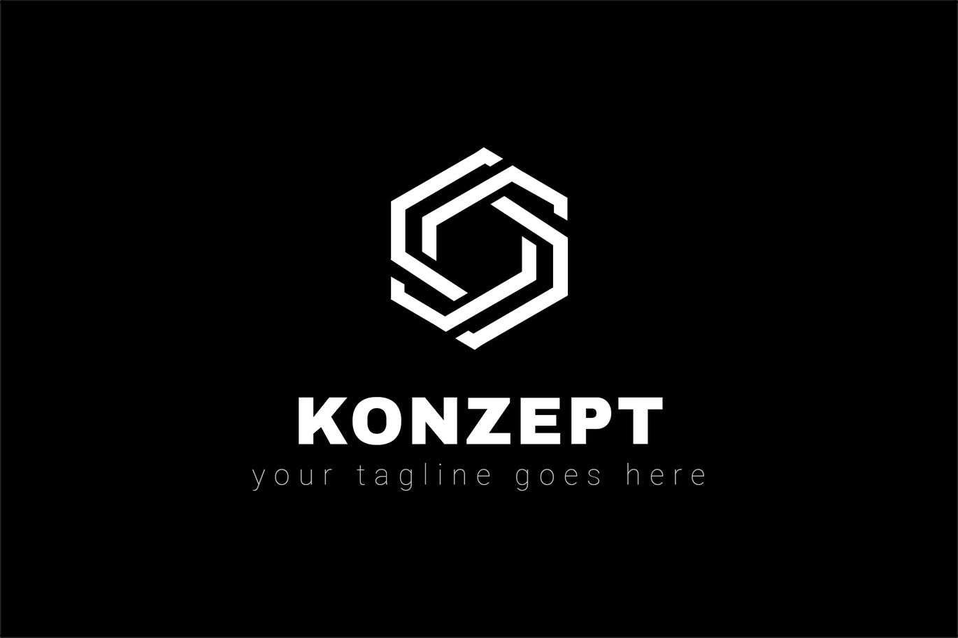 变型六边形图形Logo设计第一素材精选模板 Konzept – Multipurpose Logo Design插图