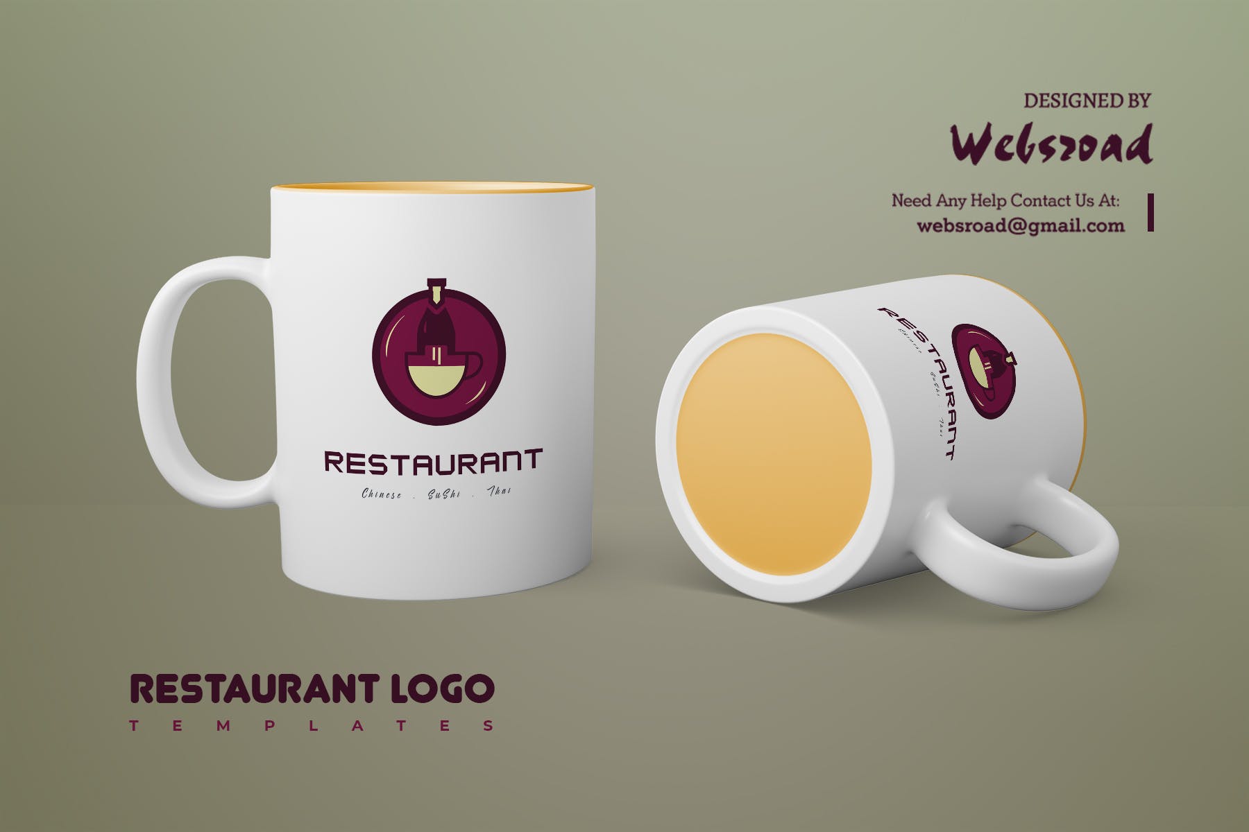 餐馆定制Logo设计蚂蚁素材精选模板 Restaurant Logo Templates插图