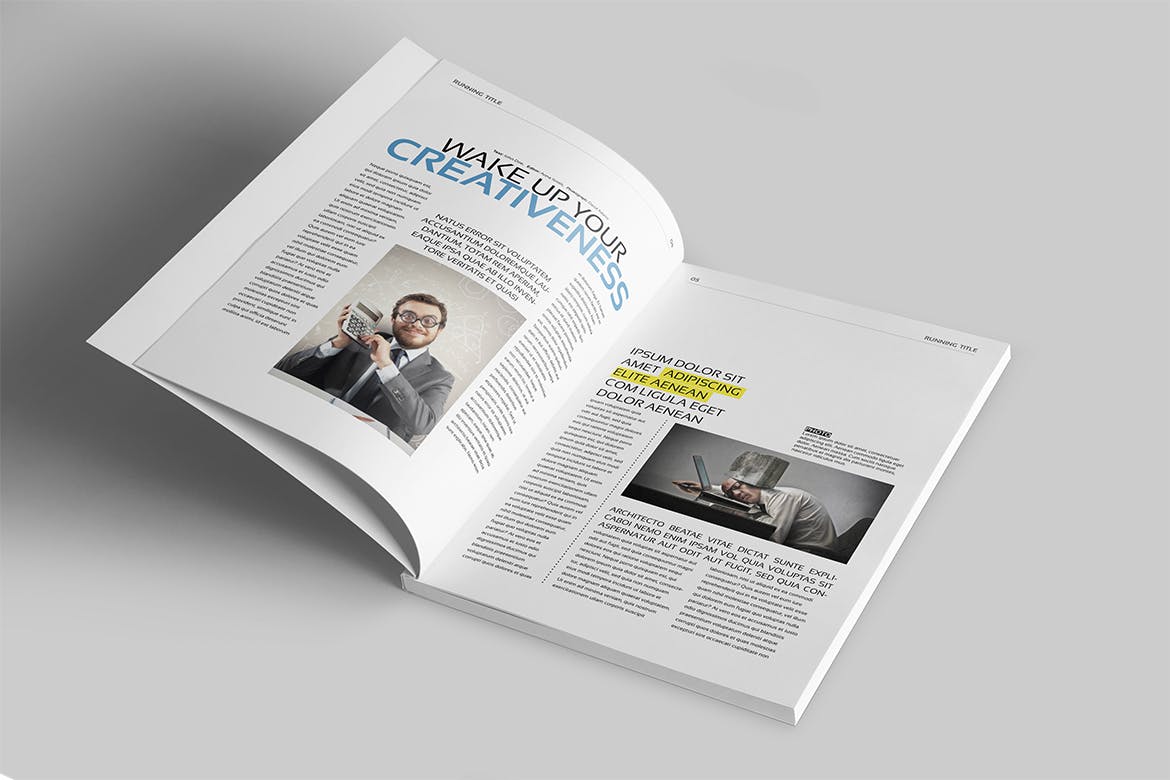 多行业适用专业第一素材精选杂志排版设计模板 Magazine Template插图(2)
