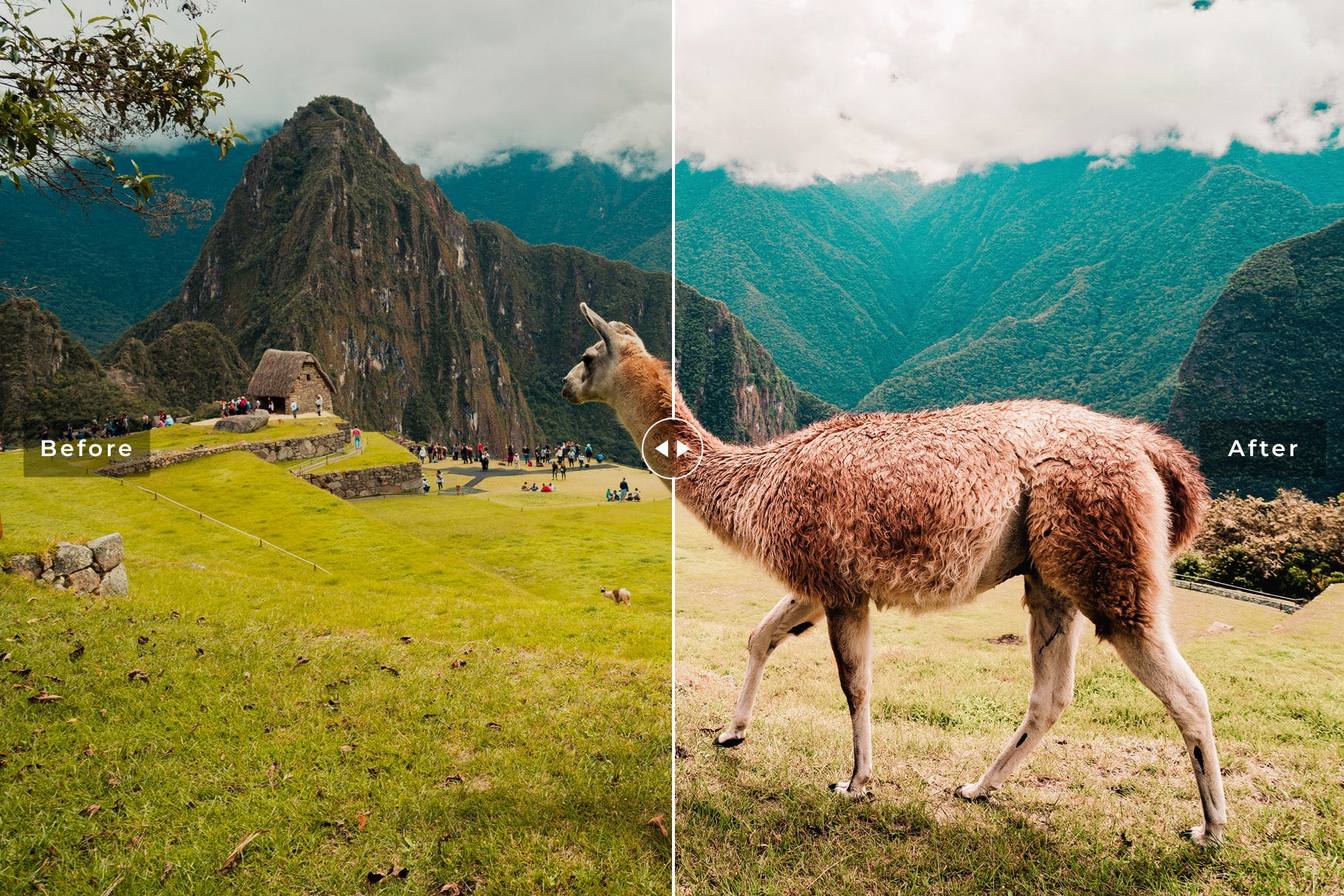 美丽山景摄影照片后期调色Lightroom预设 Machu Picchu Mobile & Desktop Lightroom Presets插图3