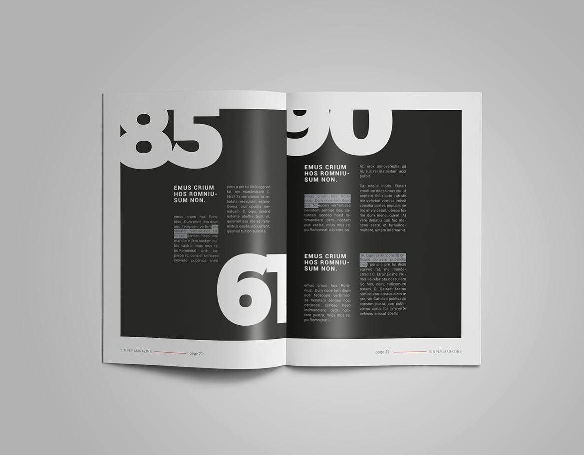 人物采访人物专题蚂蚁素材精选杂志排版设计InDesign模板 InDesign Magazine Template插图(10)