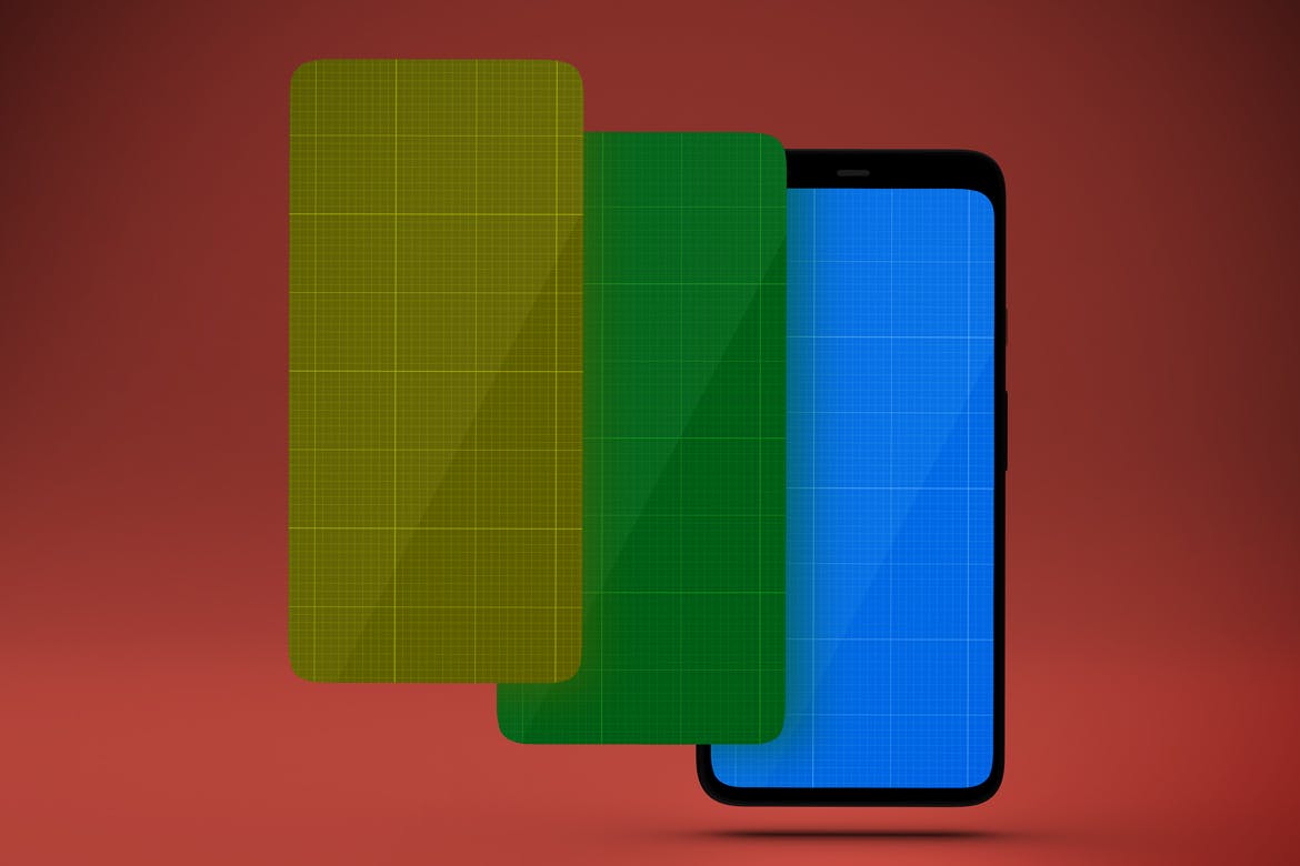 谷歌Pixel 4手机屏幕预览效果图蚂蚁素材精选样机v2 Pixel 4 Mockup V.2插图(8)