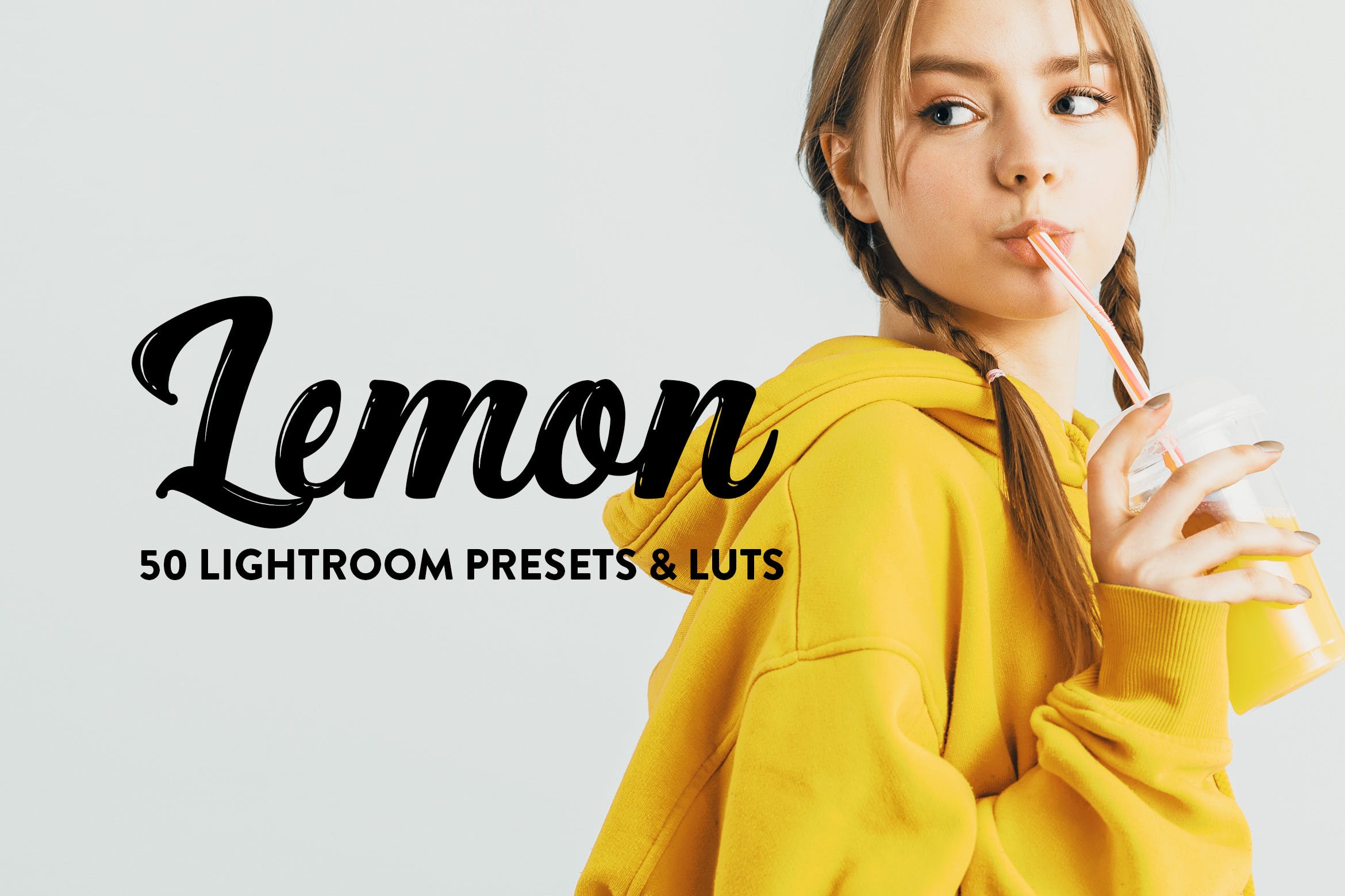 50款柠檬黄色调照片后期处理Lightroom预设 50 Lemon Yellow Lightroom Presets & LUTs插图
