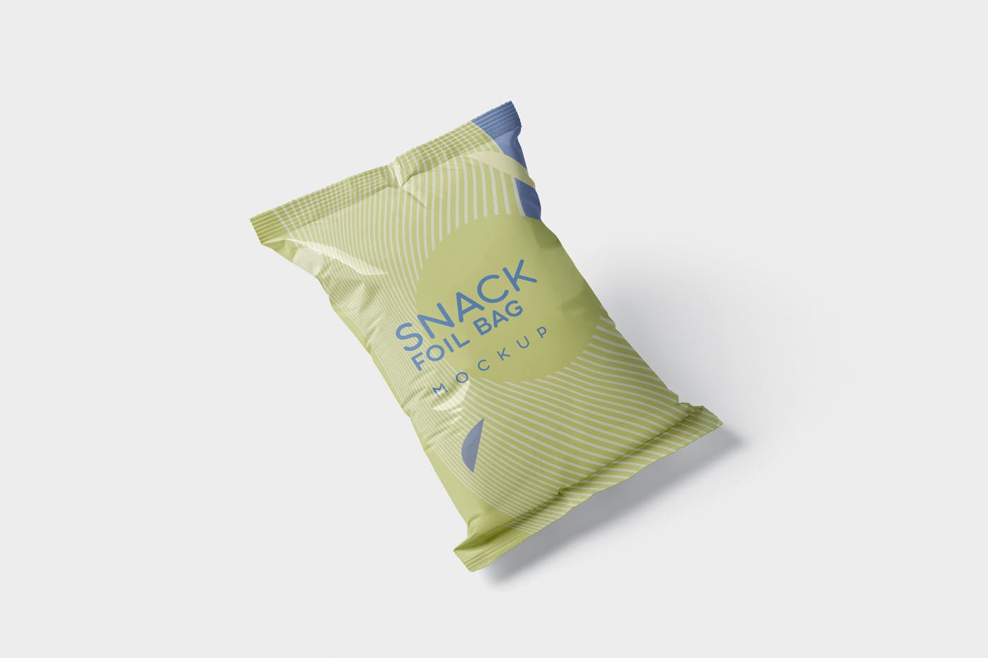 小吃零食铝箔袋/塑料包装袋设计图第一素材精选 Snack Foil Bag Mockup – Plastic插图(3)
