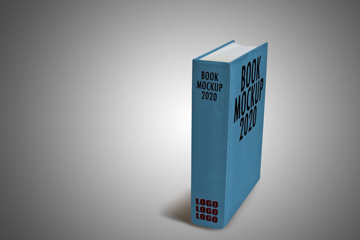 立放式精装硬封图书外观设计效果图样机蚂蚁素材精选 Hardcover_Book_Mockup插图(1)