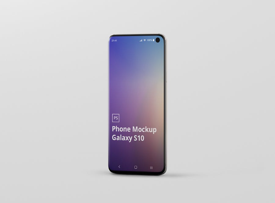三星Galaxy S10智能手机第一素材精选样机模板 Phone Mockup Galaxy S10插图(9)