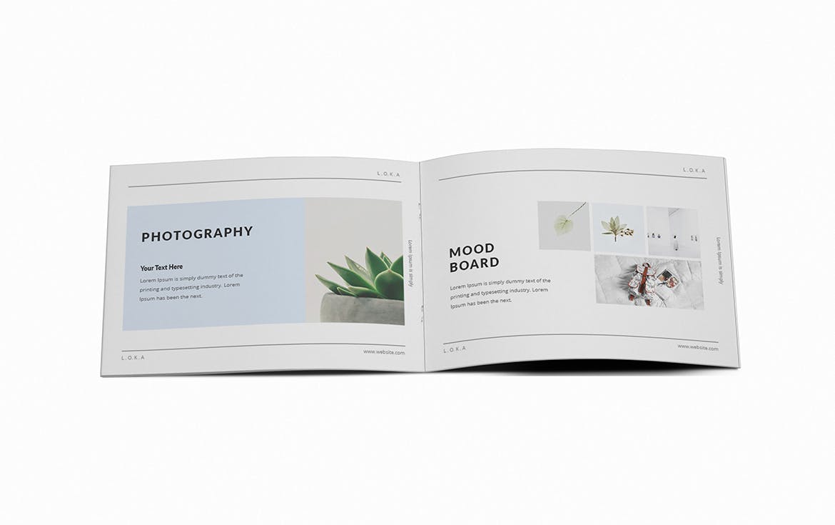 A5尺寸企业横版画册设计模板 Company Branding A5 Brochure Template插图10