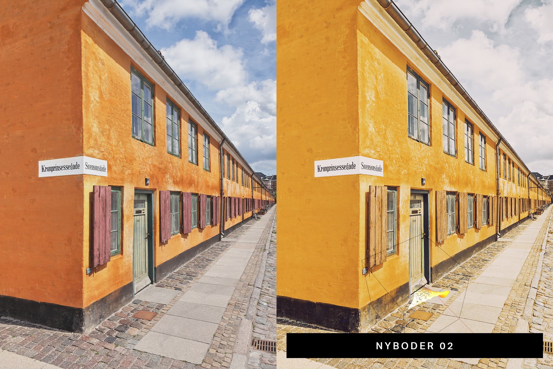 50款色彩缤纷城市摄影Lightroom调色预设 50 Copenhagen Lightroom Presets and LUTs插图3