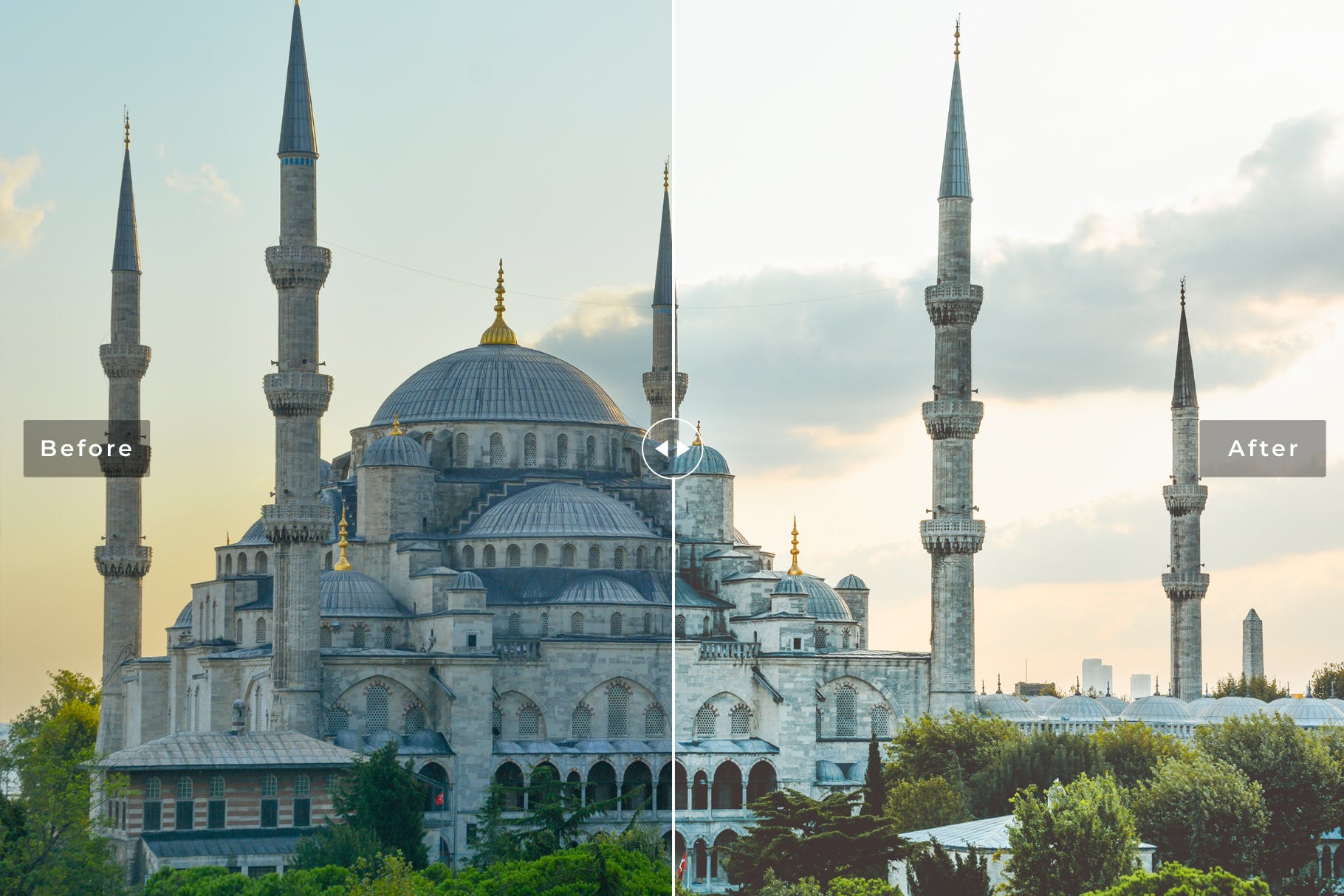 伊斯坦布尔旅行照片&风景照Lightroom调色预设 Istanbul Mobile & Desktop Lightroom Presets插图4