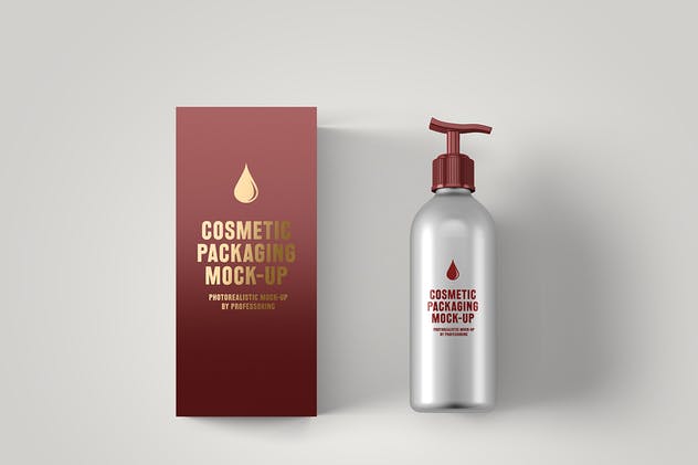 简约风化妆品包装设计展示第一素材精选 Cosmetic Packaging Mock-Up插图(7)