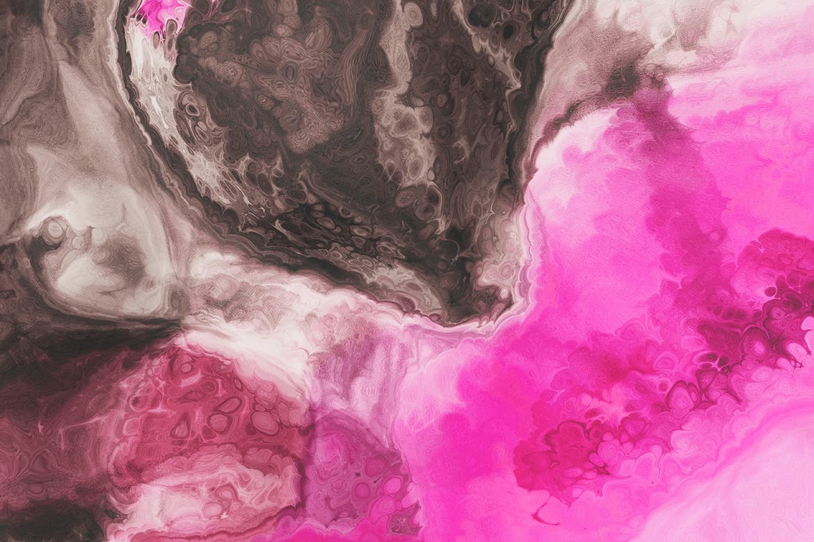 混合水彩颜料天然大理石纹理大洋岛精选背景 Acrylic Pouring Texture Set插图3