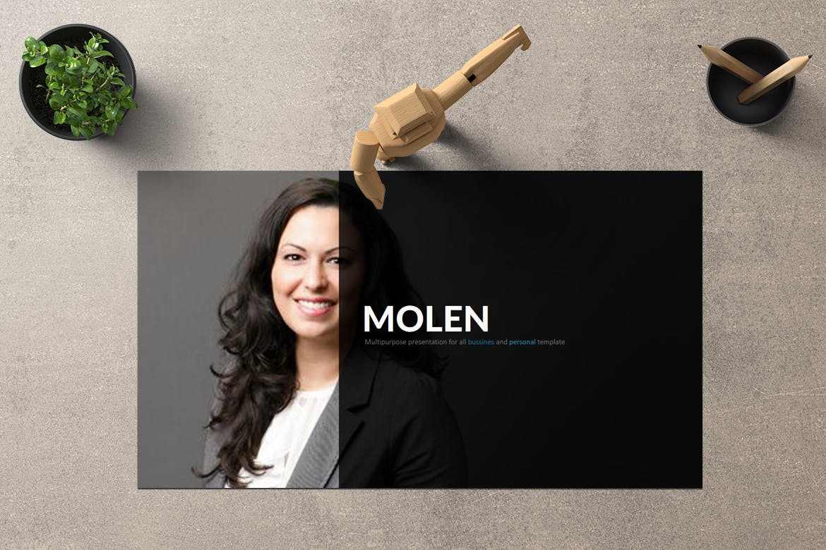 企业上市路演宣传蚂蚁素材精选Keynote模板模板 Molen – Keynote Template插图(1)