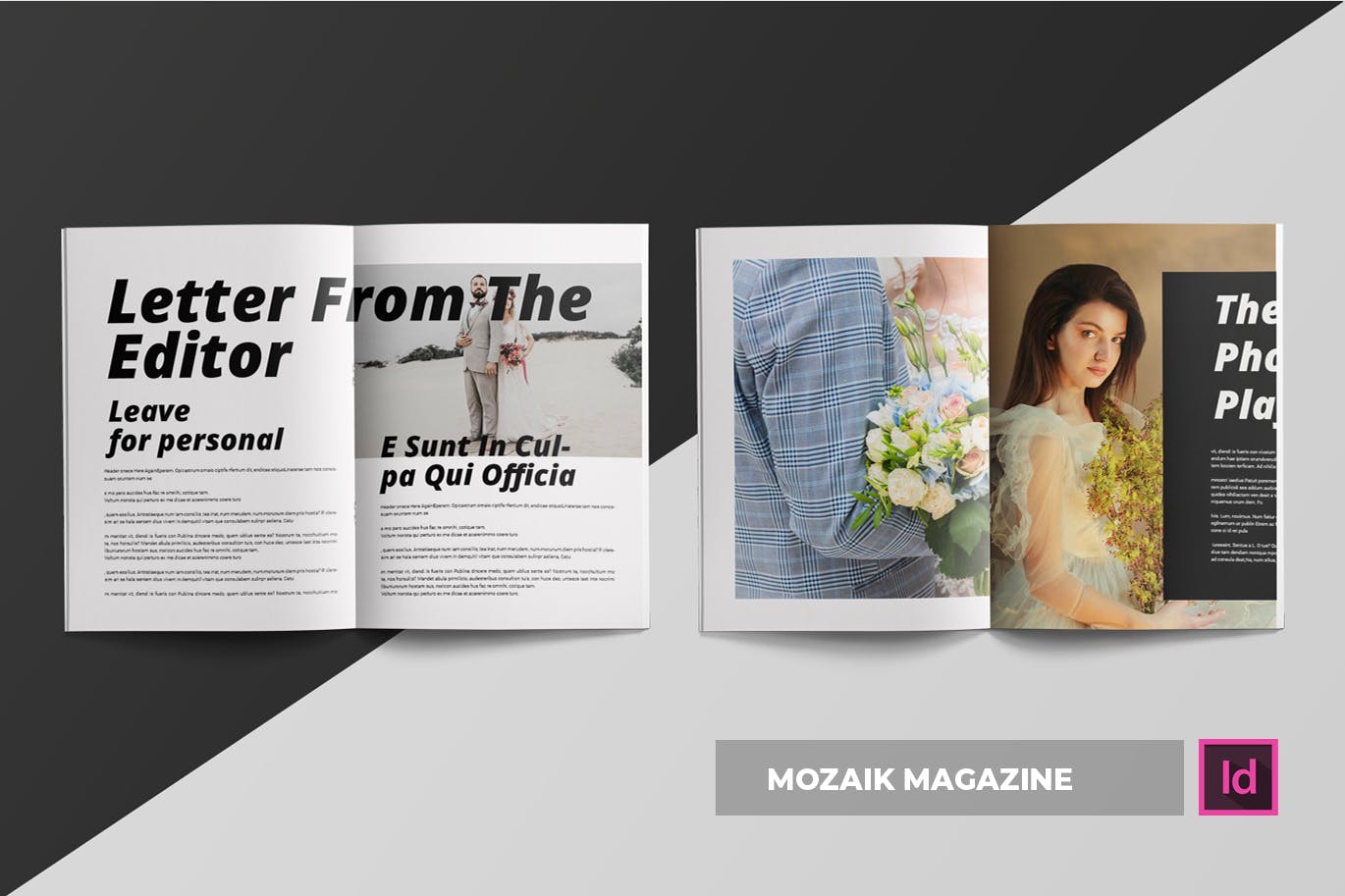 时尚生活主题第一素材精选杂志排版设计INDD模板 Mozaik | Magazine Template插图(3)
