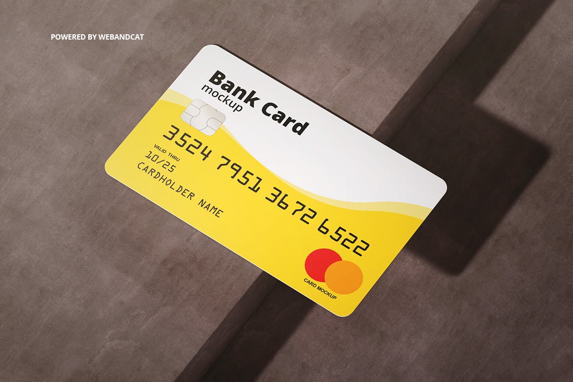 银行卡/会员卡版面设计效果图第一素材精选模板 Bank / Membership Card Mockup插图(11)