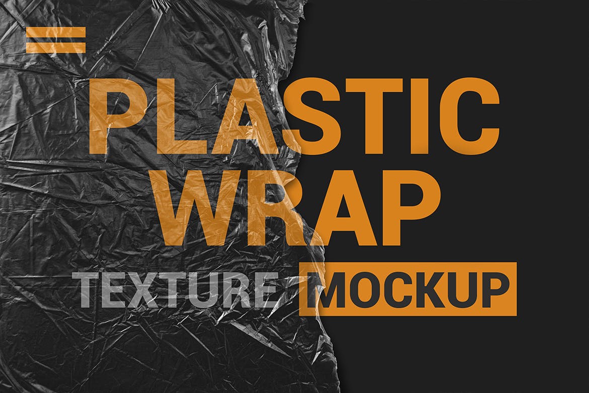 透明塑料包装纹理效果一键套用PSD模板 Transparent Plastic Wrap Texture Mockup插图9
