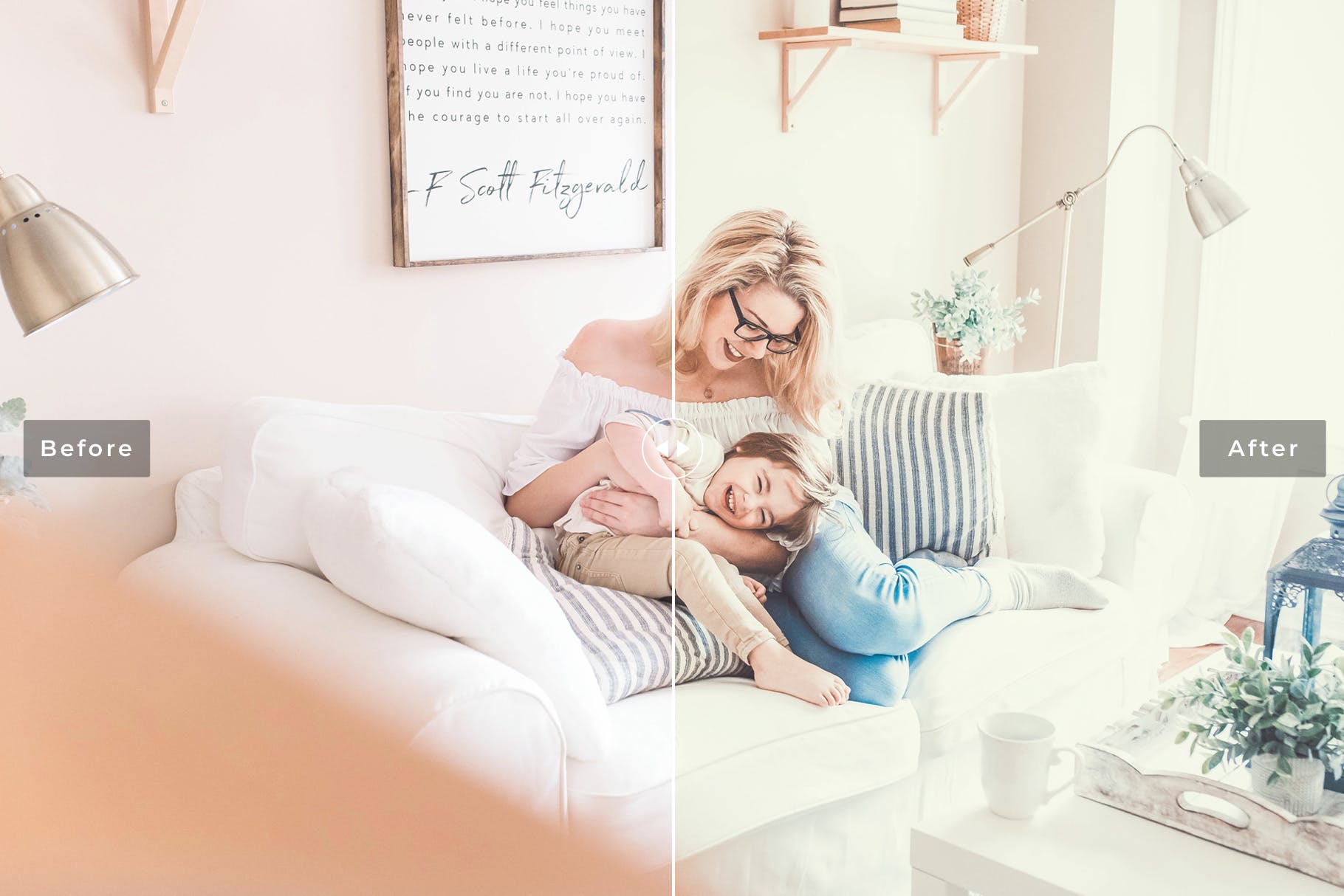 全家福家庭生活照片调色滤镜第一素材精选LR预设 Family Professional Lightroom Presets插图(4)