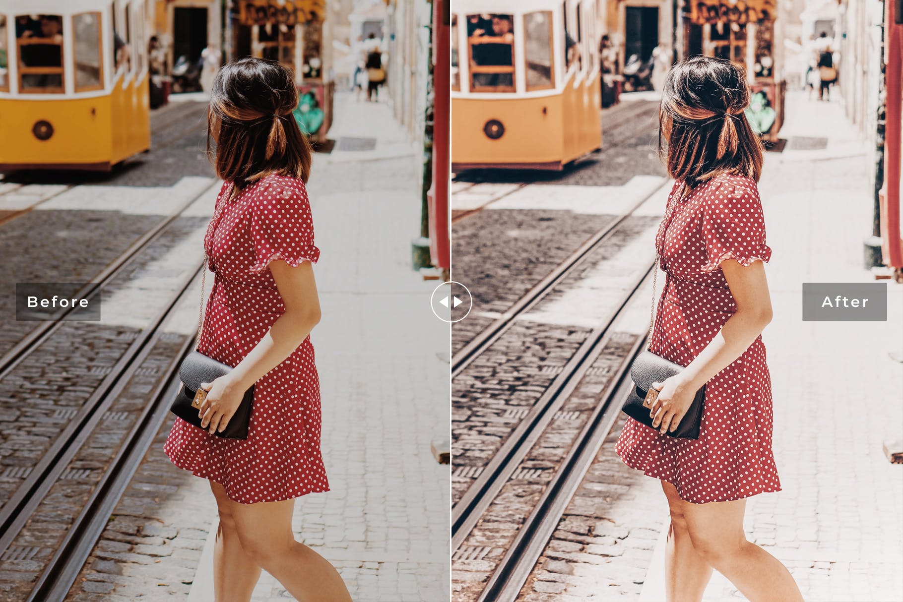 照片后期光线增强亮色处理大洋岛精选LR预设 Lisbon Mobile & Desktop Lightroom Presets插图3 照片后期光线增强亮色处理大洋岛精选LR预设 Lisbon Mobile & Desktop Lightroom Presets插图3