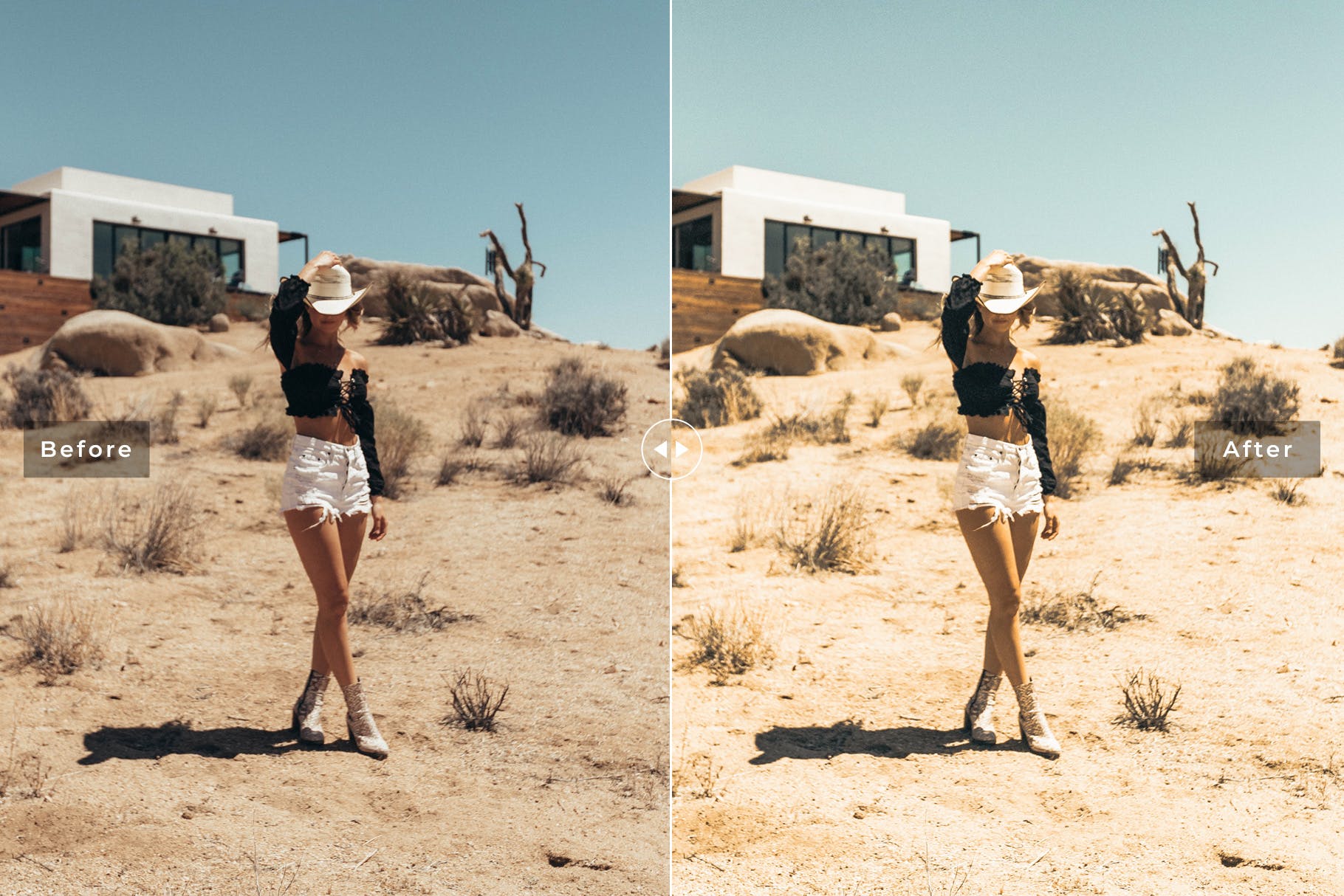 沙漠旅游摄影必备的调色滤镜大洋岛精选LR预设 Arizona Sand Mobile & Desktop Lightroom Presets插图2