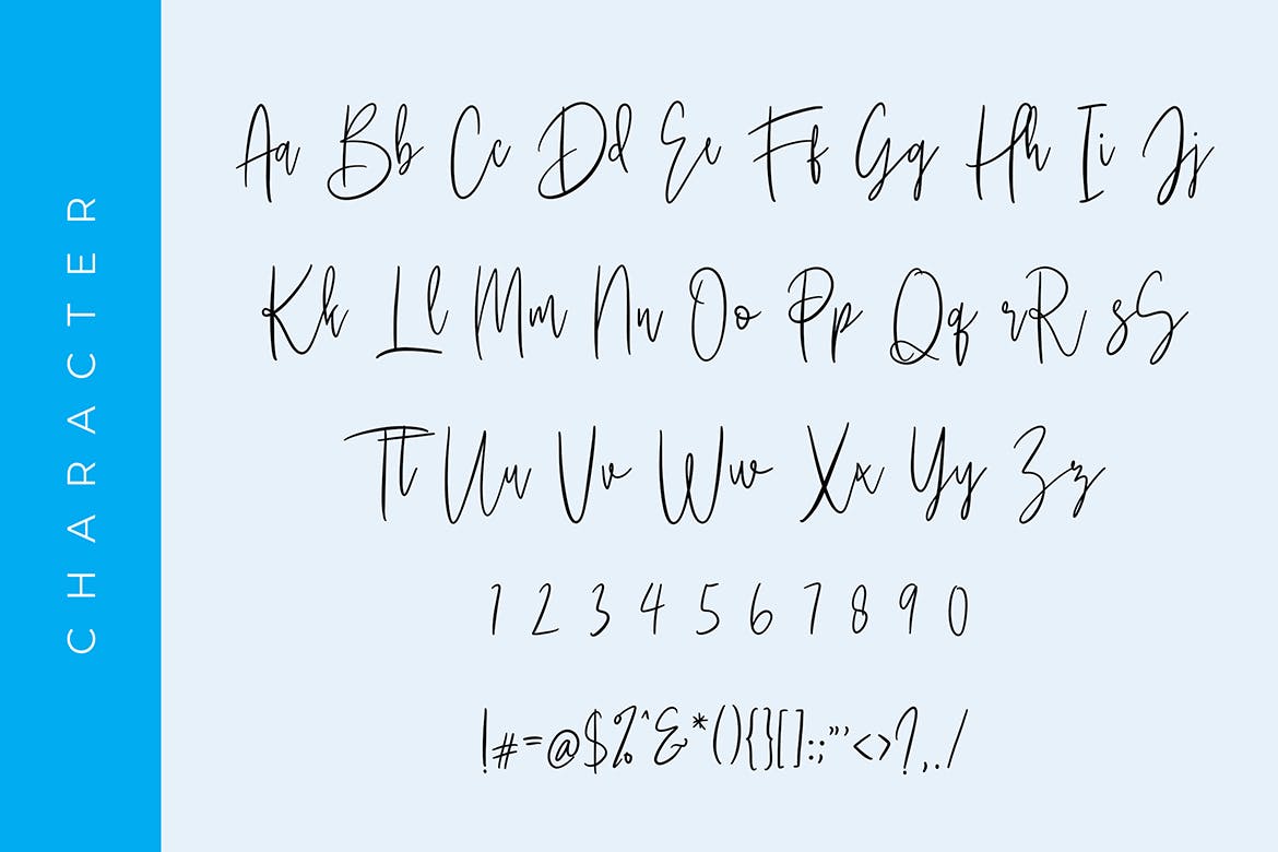 优雅风格英文硬笔书法字体第一素材精选 Cinderella Beautiful Calligraphy Font插图(6)