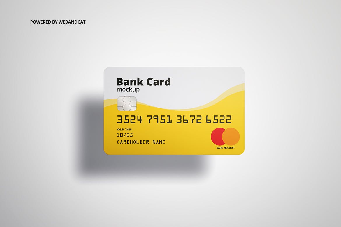 银行卡/会员卡版面设计效果图第一素材精选模板 Bank / Membership Card Mockup插图(4)