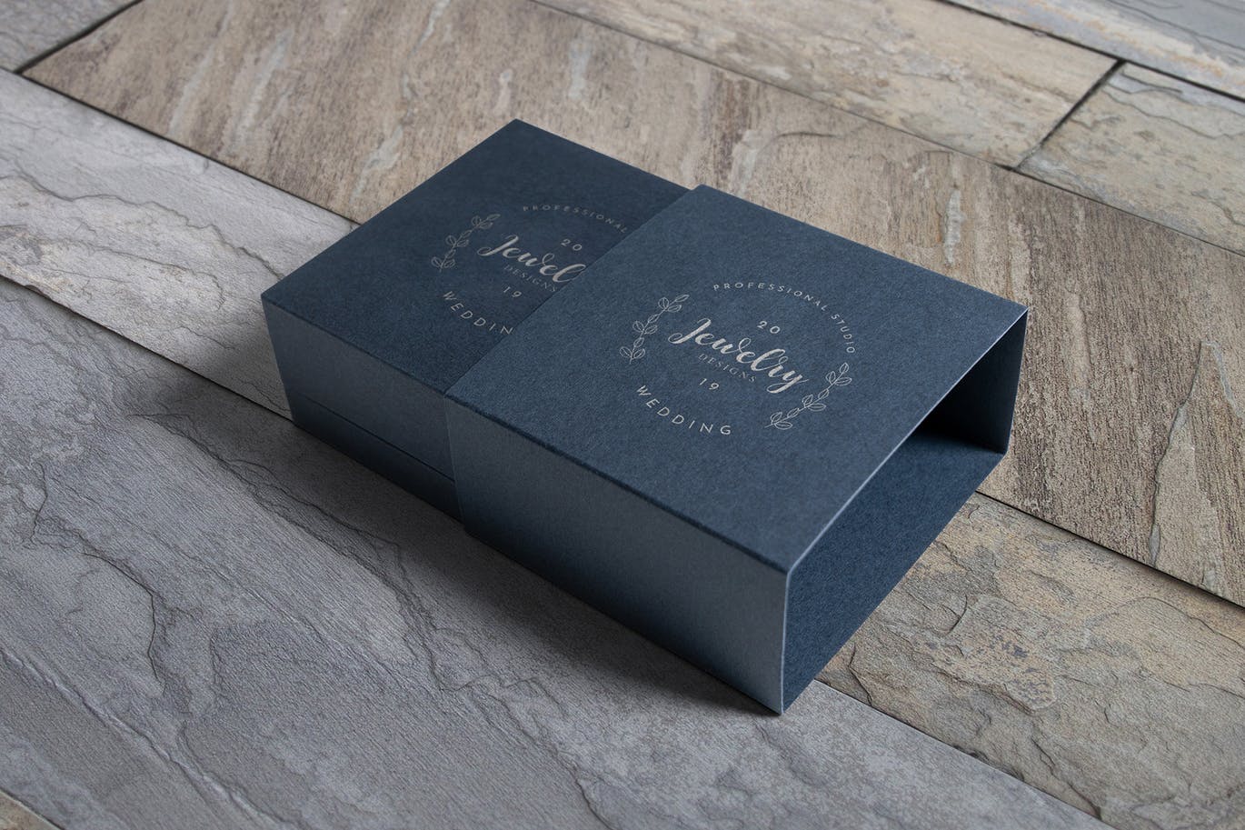 珠宝包装盒设计图大洋岛精选模板 Jewelry Packaging Box Mockups插图2