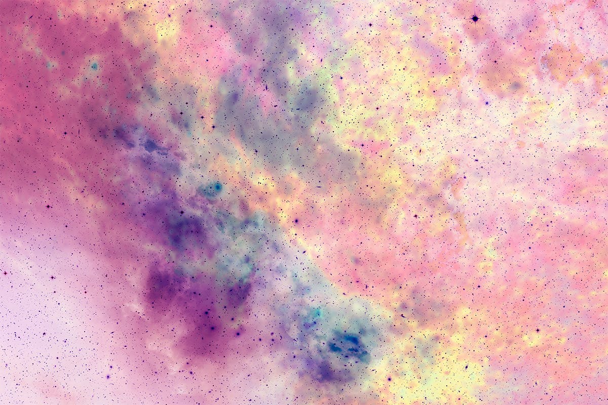 负空间星云抽象虚幻背景图素材 Negative Nebula Backgrounds插图(2)