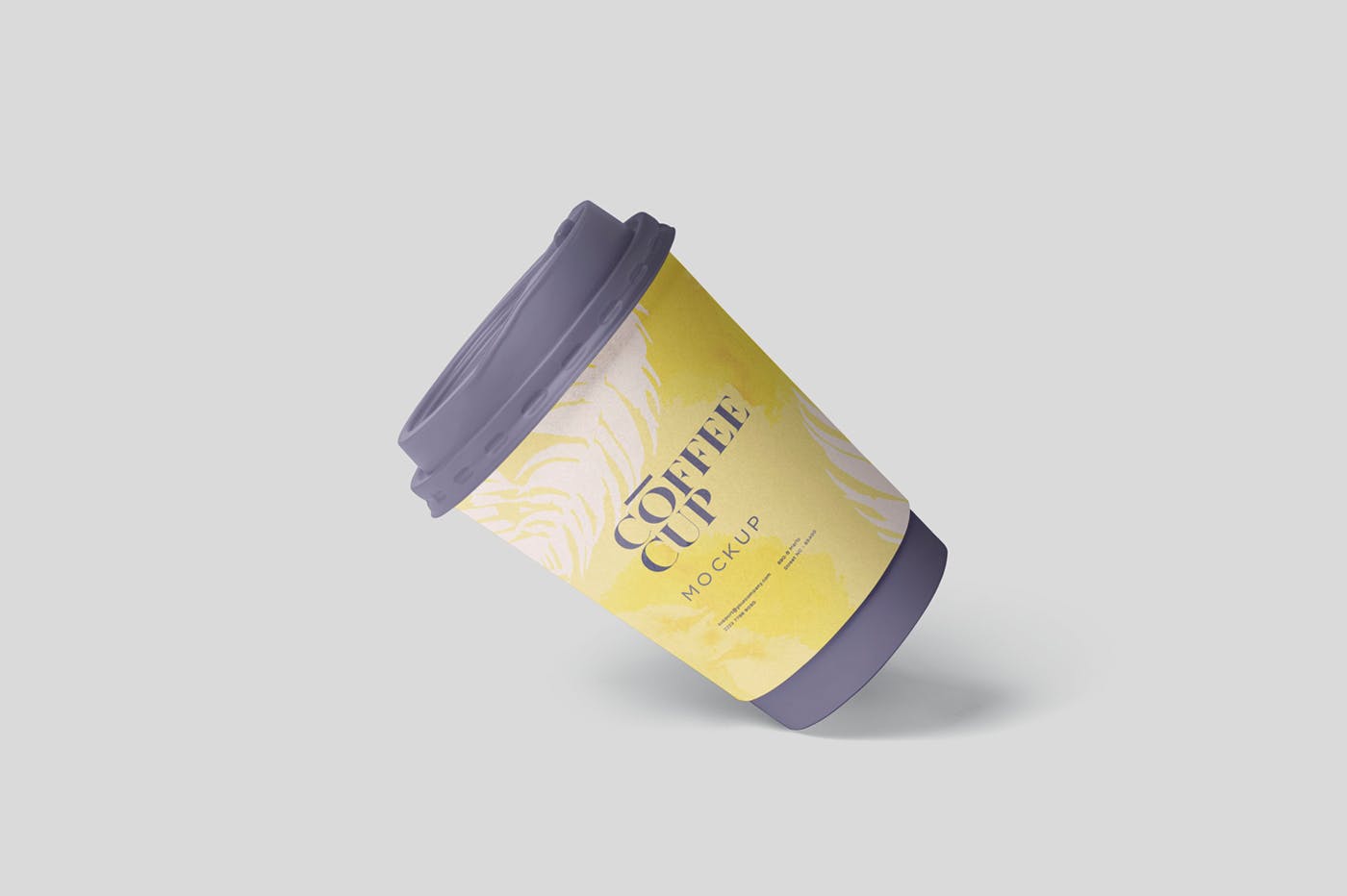 咖啡一次性纸杯设计效果图蚂蚁素材精选 Coffee Cup Mockup插图(5)