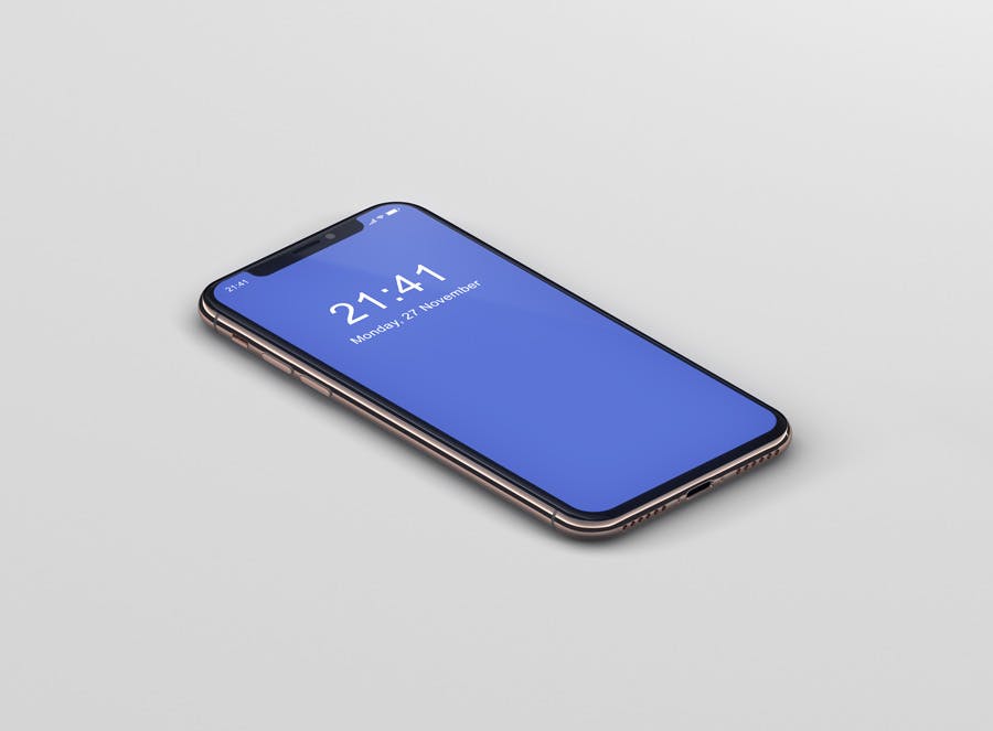 逼真材质iPhone X高端手机屏幕预览第一素材精选样机PSD模板 iPhone X Mockup插图(9)