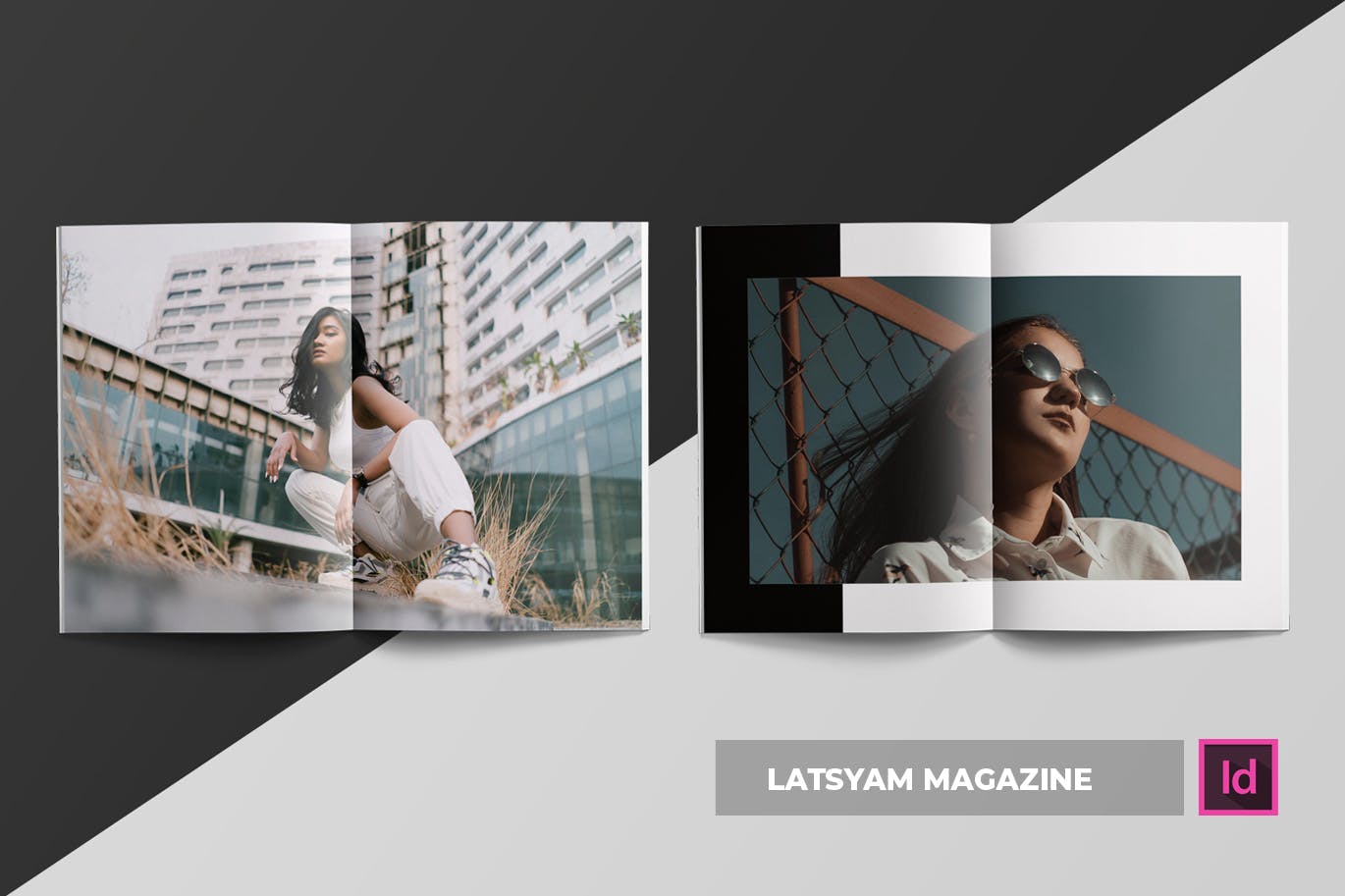 时尚主题第一素材精选杂志版式设计INDD模板 Latsyam | Magazine Template插图(1)