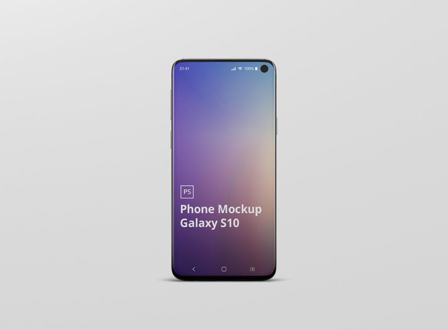 三星Galaxy S10智能手机第一素材精选样机模板 Phone Mockup Galaxy S10插图(7)