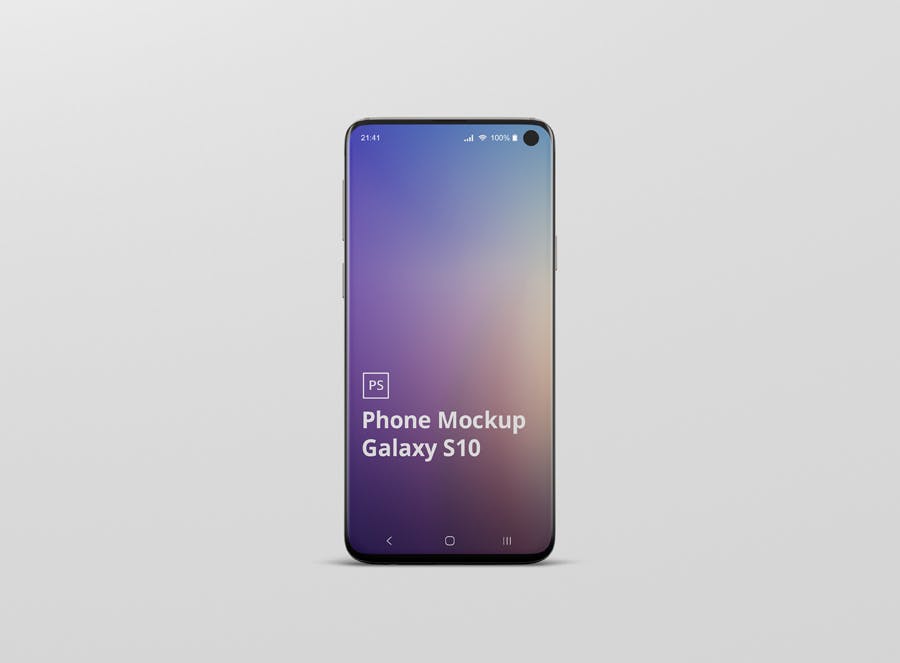 三星Galaxy S10智能手机蚂蚁素材精选样机模板 Phone Mockup Galaxy S10插图(7)