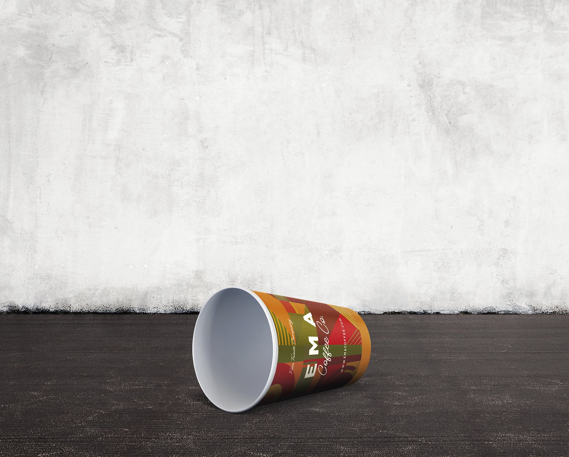 8个咖啡纸杯外观设计效果图第一素材精选 8 Coffee Paper Cup Mockups插图(5)