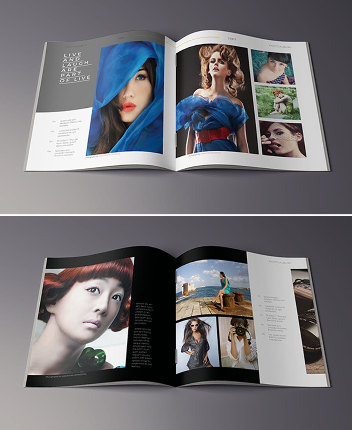高端摄影作品集画册设计模板 Photography Album插图(3)