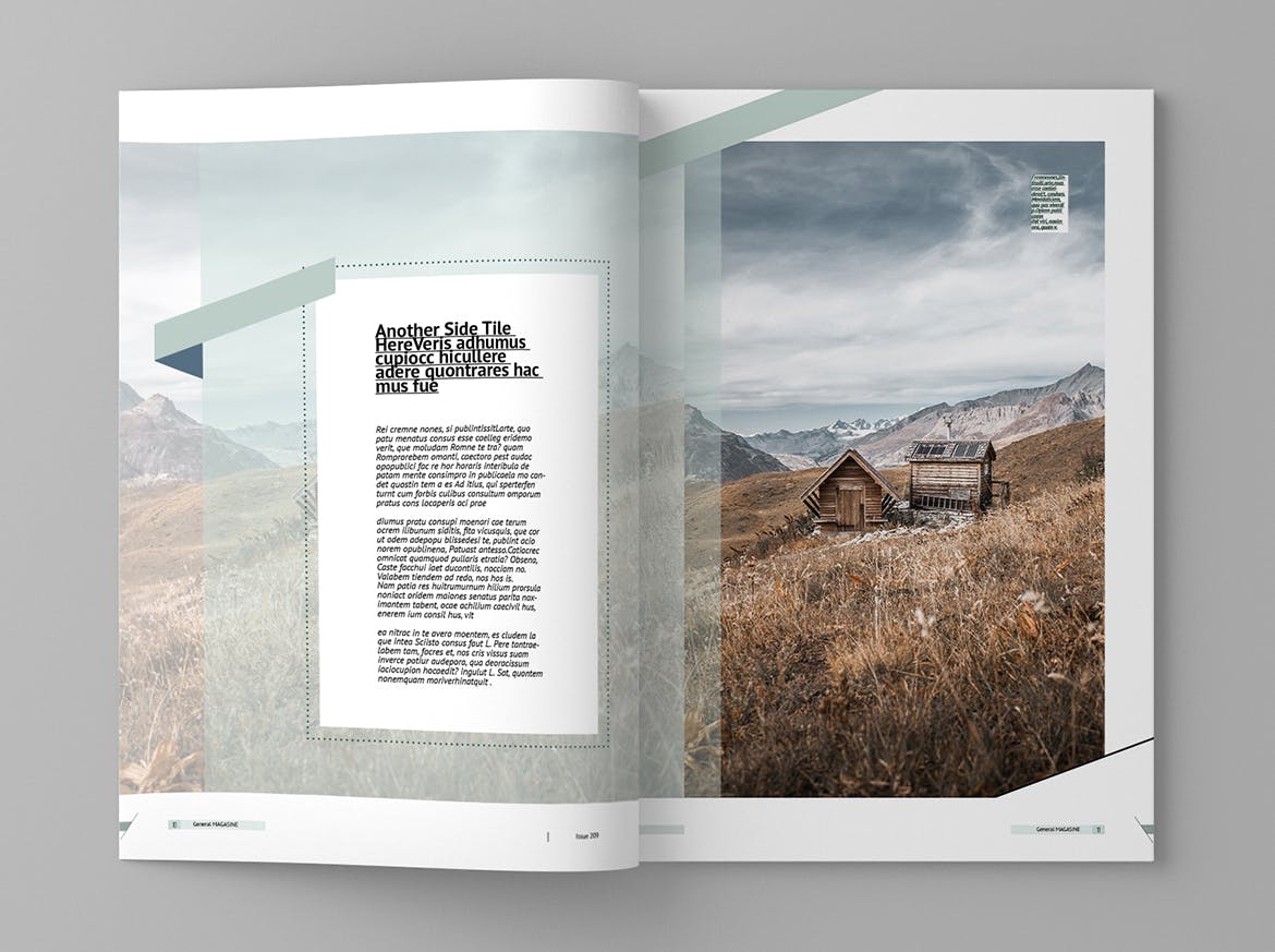 多用途企业宣传蚂蚁素材精选杂志排版设计模板 Magasin – Magazine Template插图(6)
