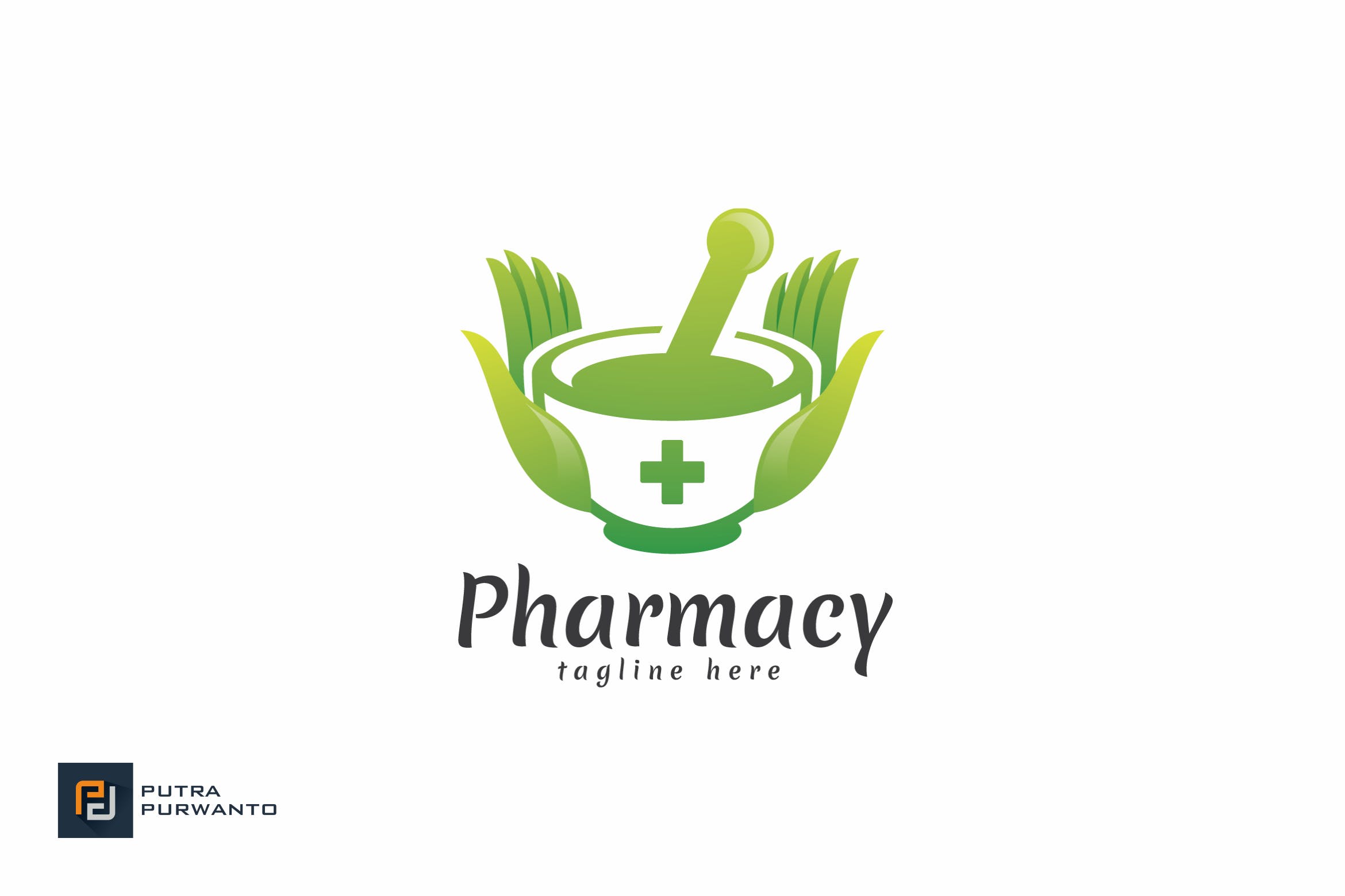 药房商标品牌Logo设计蚂蚁素材精选模板 Pharmacy – Logo Template插图