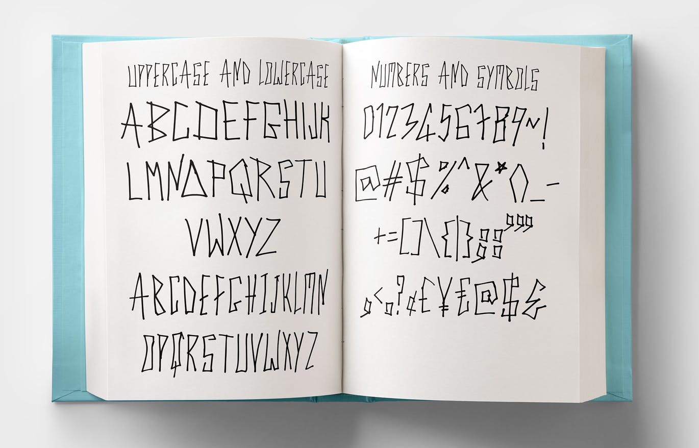 独特笔画创意英文手写字体第一素材精选 Cyber Trunk – Handwritten Font插图(4)