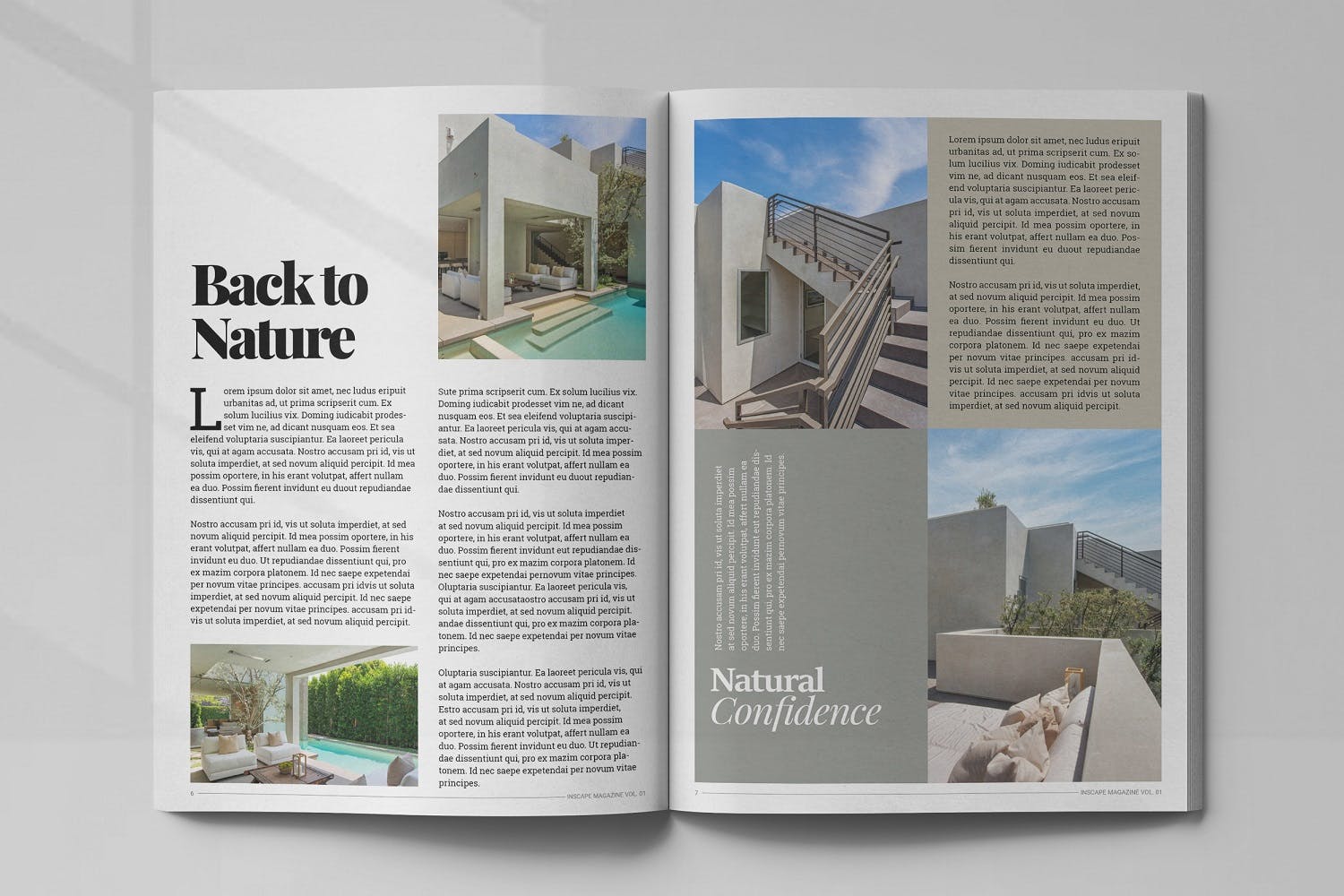 室内设计主题蚂蚁素材精选杂志排版设计模板 Inscape Interior Magazine插图(3)