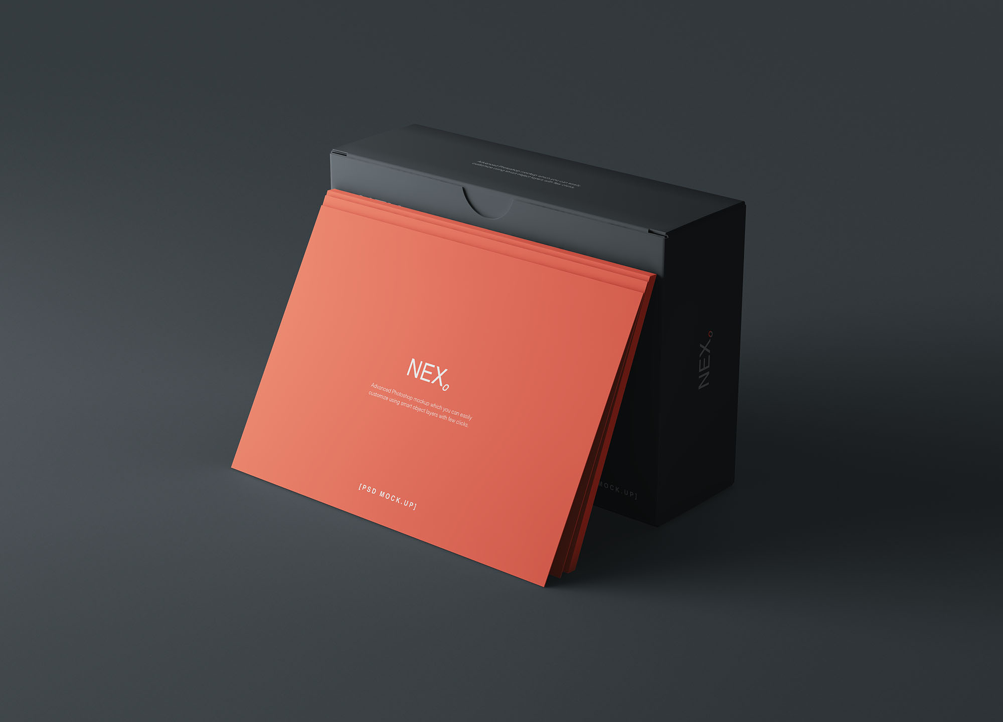 卡片包装盒外观设计效果图第一素材精选 Card Box Mockup插图(3)