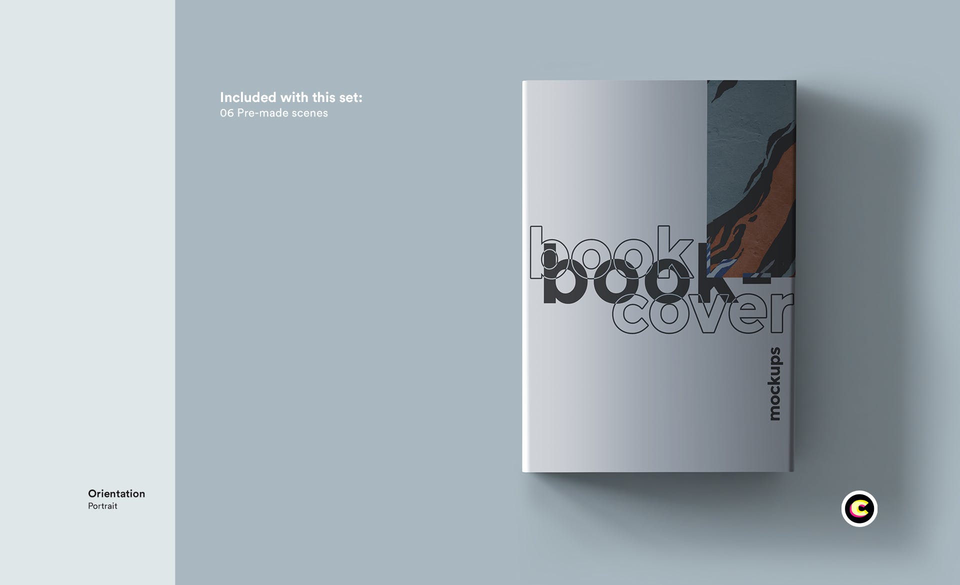 精品图书封面&排版设计效果图样机第一素材精选模板 Book Mock Up插图(3)