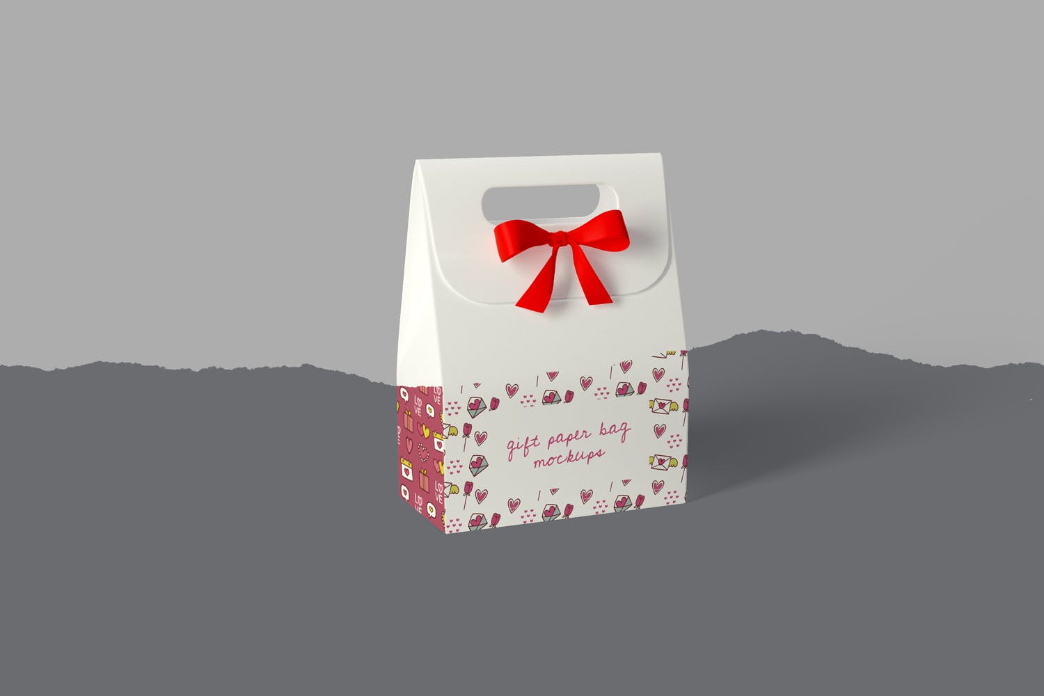 礼品纸袋外观设计图第一素材精选模板 Gift Paper Bag Mockups插图(3)